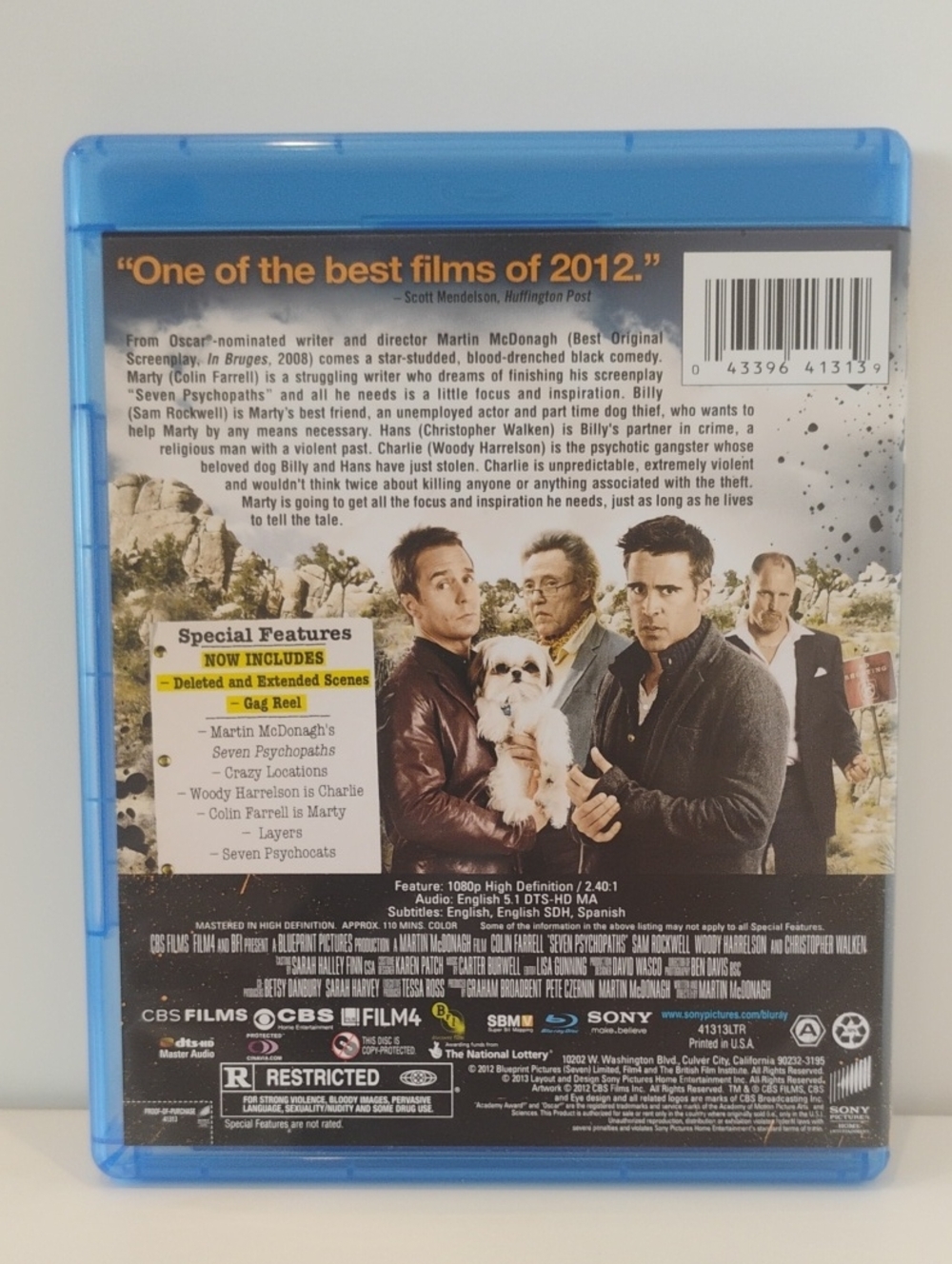Seven Pychopaths Blu-Ray Disc - Picture 2 of 4